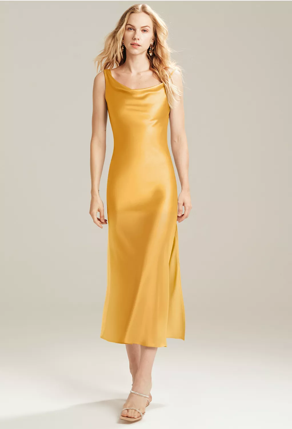 AW Graziosa Mango  Spring Wedding Guest Dresses